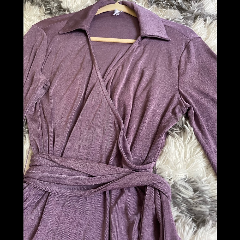 NWOT PARTY TIME MINI DRESS PURPLE - Picture 6 of 9